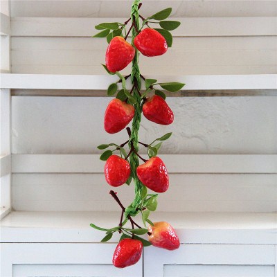 仿真柠檬苹果香蕉草莓串树叶藤条草莓石榴假水果模型道具装饰挂件在类目 鲜花速递/花卉仿真/绿植园艺, 仿真花/绿植/蔬果成品（新）, 仿真果蔬中 - 来自Buy2taobao.com提供专业的淘宝代购服务