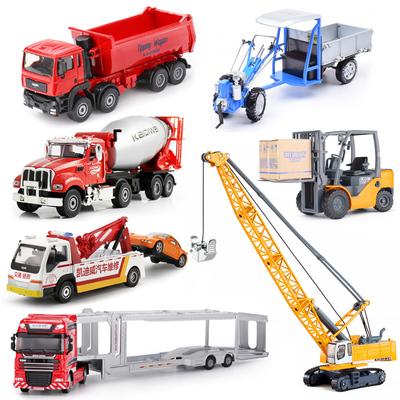 特价清仓处理玩具儿童合金仿真车模摆件男孩按斤卖便宜好货工程车