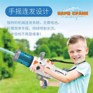 加特林水枪机械连发大容量男孩高压强力呲滋水枪玩具儿童 2025新款