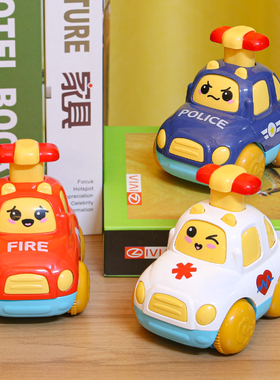 儿童惯性回力车2男孩按压小汽车4一6周岁半宝宝益智玩具1至3耐摔5