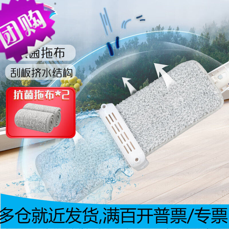 妙洁 巧净免手洗平板拖把 共2块替换布 懒人墩布 家用一拖净怎么看?