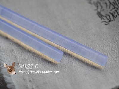 diy透明胶棒手工饰品