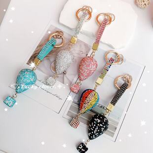 土耳其热气球钥匙扣挂件钥匙圈创意滴胶卡帕多西亚伴手礼纪念品