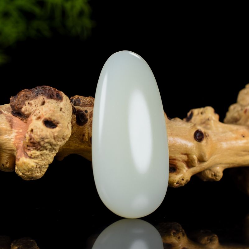 玉翡缘新疆和田玉白玉原石玉石玉器文玩手把件玉坠吊坠玉佩男