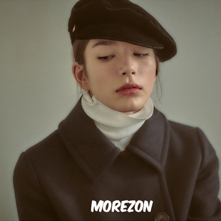 Cap MOREZON Beret Velvet 潮人精致丝绒鸭舌贝雷帽子 SHINJEO
