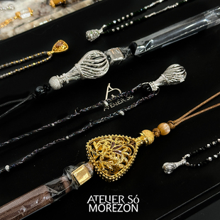 MOREZON【ATELIERSO】26SS新款小众设计师潮人个性香水瓶串珠项链