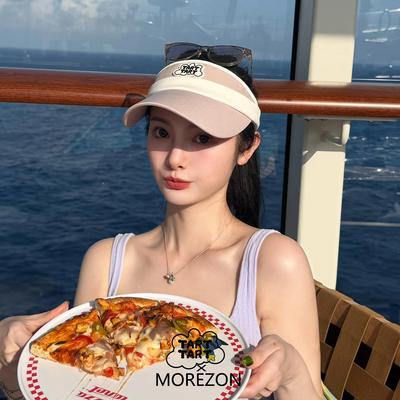 MOREZON【TART TART】26春夏新款设计师潮人简约百搭空顶遮阳帽子