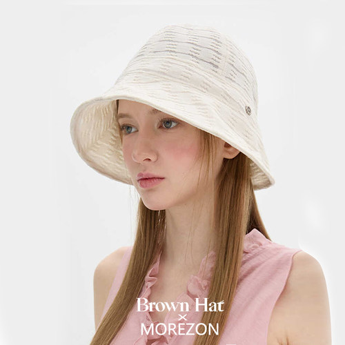 MOREZON【Brown hat Molly Hat】春夏潮人休闲百搭大檐渔夫帽子女