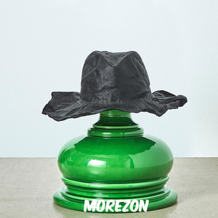 MOREZON【REINHARD PLANK】设计师手工可造型时尚个性草编渔夫帽