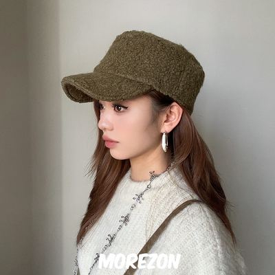 MOREZON【ETRE PAR LEE】25AW秋冬新款潮人简约百搭休闲平顶帽子