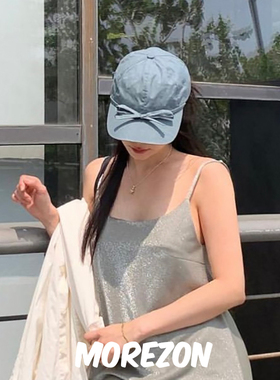 宅女同款MOREZON【AWESOME NEEDS Basic Ball Cap】蝴蝶结棒球帽