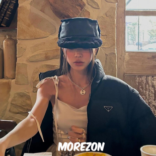 AWESOME CAP NEEDS BOY 秋冬潮人麂皮绒马术帽子 BELL MOREZON