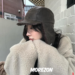 TRAPPER MOREZON RIVERSIBLE NEEDS 秋冬双面护耳帽子 AWESOME