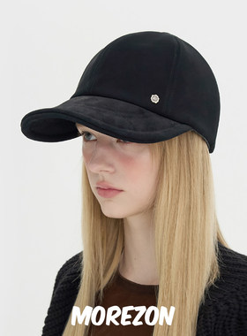 MOREZON【Brown hat Suede Cap】秋冬潮人休闲百搭简约绒面棒球帽
