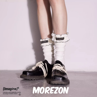 设计师24春夏新款 MOREZON black imagine6 长筒女袜子 潮人时尚