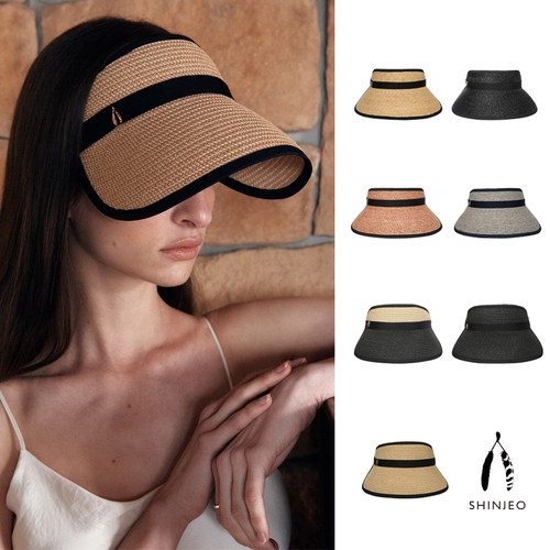 MOREZON【SHINJEO Camelia Sun Visor】25SS潮人优雅空顶遮阳帽子