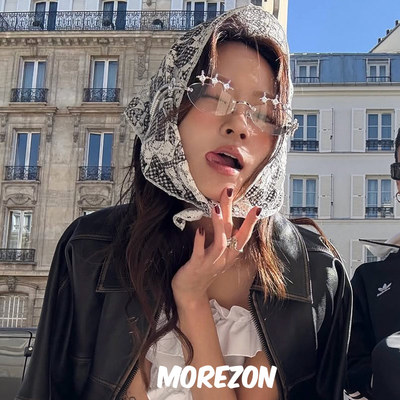 MOREZON【AWESOME NEEDS NETTING SCARF】25SS潮人百搭网状头巾女
