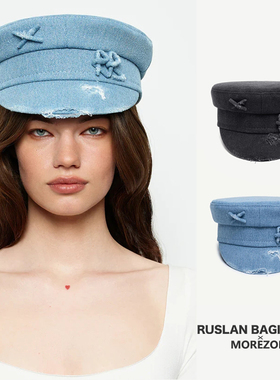 RB MOREZON【Ruslan Baginskiy Denim Baker】26春夏牛仔平顶帽子