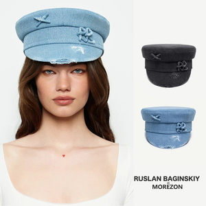 RB MOREZON【Ruslan Baginskiy Denim Baker】26春夏牛仔平顶帽子
