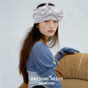 BOW NEEDS AWESOME 蝴蝶结头巾女 BAND 26春夏新款 HAIR MOREZON