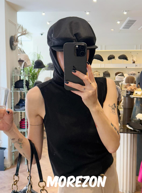 MOREZON【Brown hat Tieable Ralph Hunting cap】25AW系带前进帽