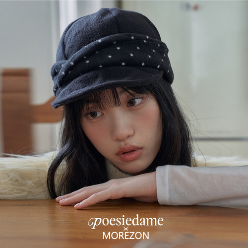 MOREZON【POESIE D'AME MARGOT HAT】26秋冬新款简约百搭报童帽子