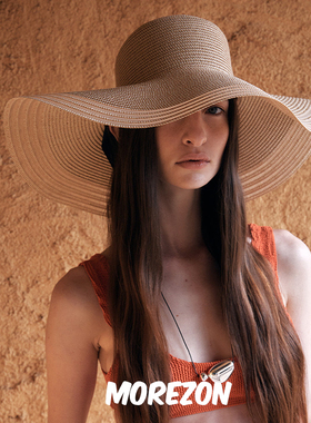 MOREZON【SHINJEO Summer Island】25SS优雅超大檐海边度假遮阳帽