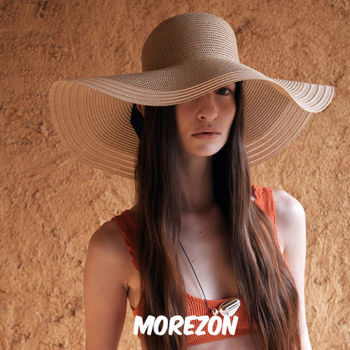 MOREZON【SHINJEO Summer Island】25SS优雅超大檐海边度假遮阳帽