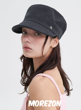 MOREZON热巴同款【Brown hat Soft Work Cap】25SS潮人平顶帽子女