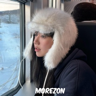 AME OMBRE EARFLAP 25AW毛绒护耳雷锋帽 MOREZON HAT POESIE