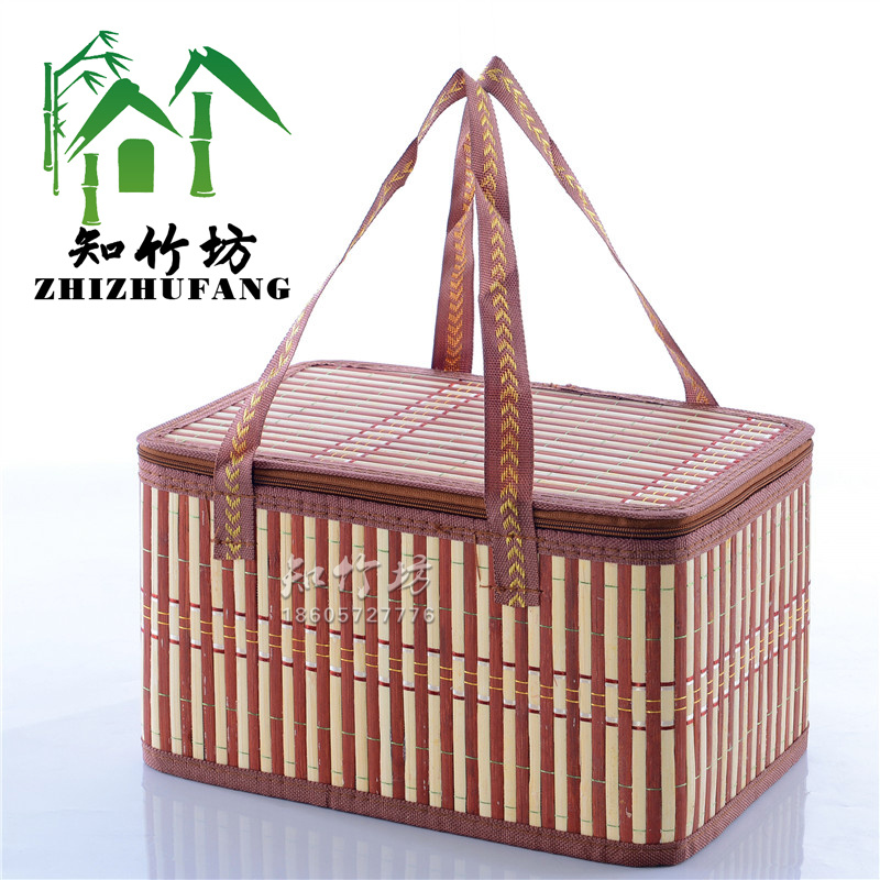 竹鸡蛋水果篮葡萄竹编制品包装篮子方篮礼品包装篮盒竹编筐篓