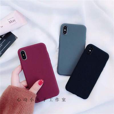 适用于simple cover iphone 15 14 13 12 x xs max xr 6s 7 8plus 5 soft matte case