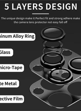 Full Cover Camera Lens Protector on适用iPhone 13 14 15 16 Pro Max 12 Mini 11 16plus Camera Protector