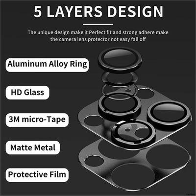 Full Cover Camera Lens Protector on适用iPhone 13 14 15 16 Pro Max 12 Mini 11 16plus Camera Protector