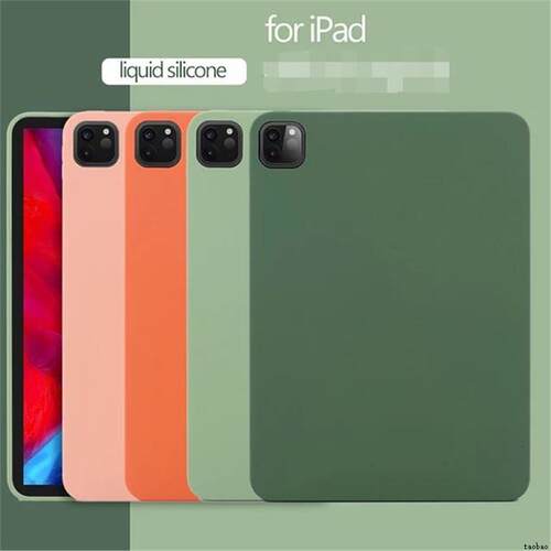 适用于iPad Pro 11 13 M4 2024 Silicone Case iPad Air5/4 10.2 Pro 11 12.9 Protect Cover iPad硅胶保护套
