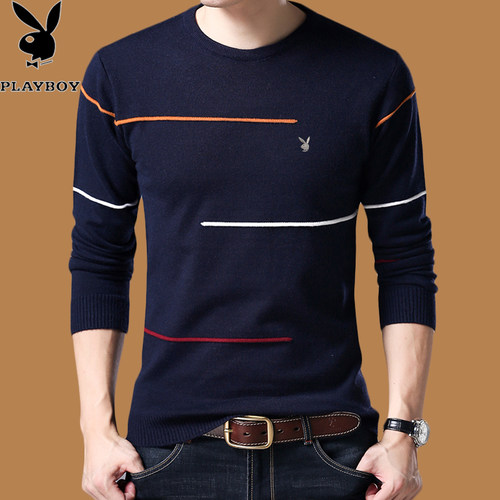 中年男士爸爸羊毛衫针织长袖t恤