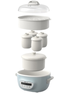 通用小熊电炖盅配件DDZ-C25E1/R6/J25G2/H5内胆盖子2.5L/0.4L升