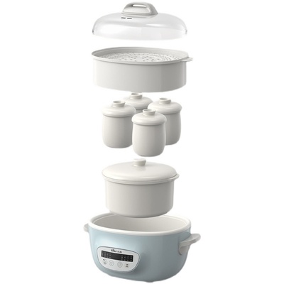 小熊电器配件白陶瓷内胆上盖蒸笼