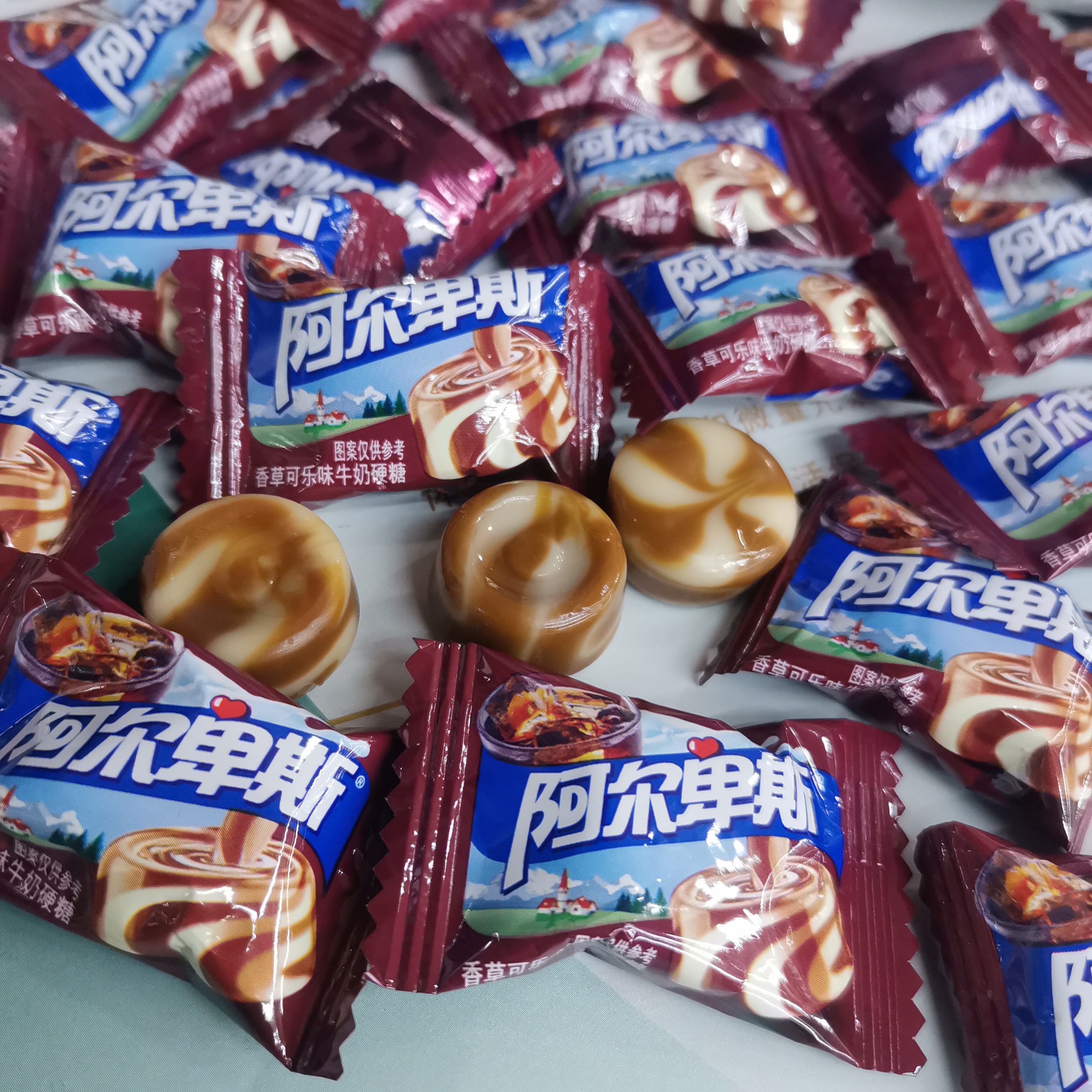 阿尔卑斯可乐味硬糖500g味道浓郁