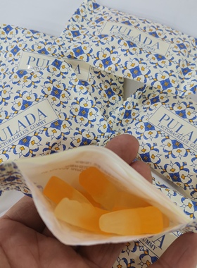 英国朴拉达可乐型乳酸菌橙色QQ糖500g小红书爆款结婚喜糖零食糖果