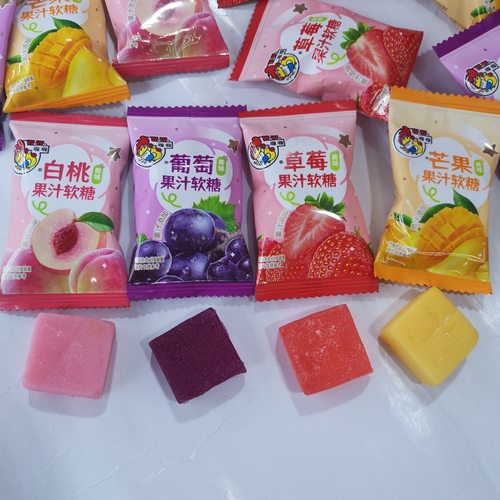 喔喔果汁软糖500g果汁味十足