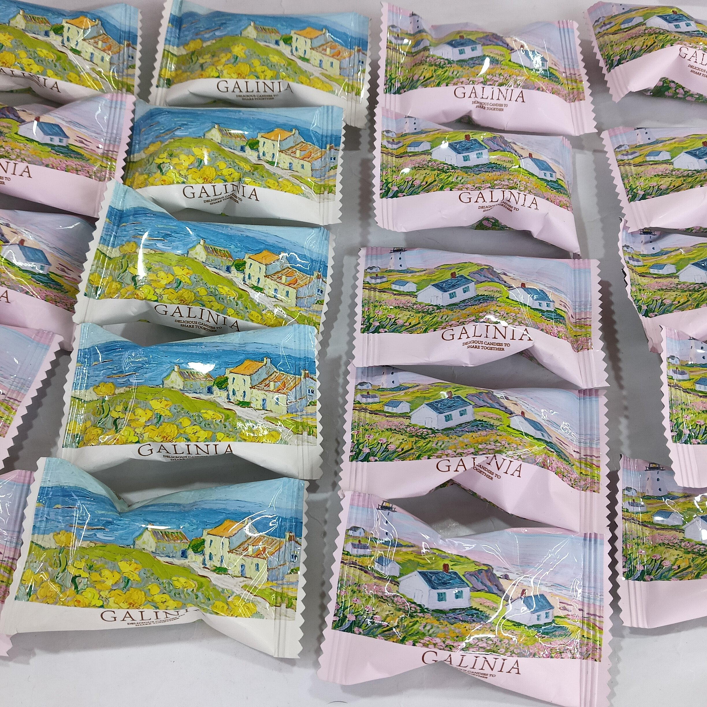 好大哥油画风软糖500g网红喜糖