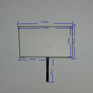 MP4 65MM MP5 A1769D 昂达VX530 4.3寸六线电阻触摸屏 100