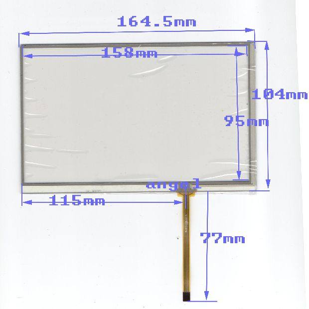 AH2258 通用触摸手写外屏幕玻璃四线电阻即接即用 AH 2258 质量好