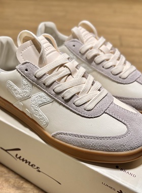 LUMES&YHGM牛皮版~~2026早春新款情侣板鞋休闲轻便通勤百搭德训鞋