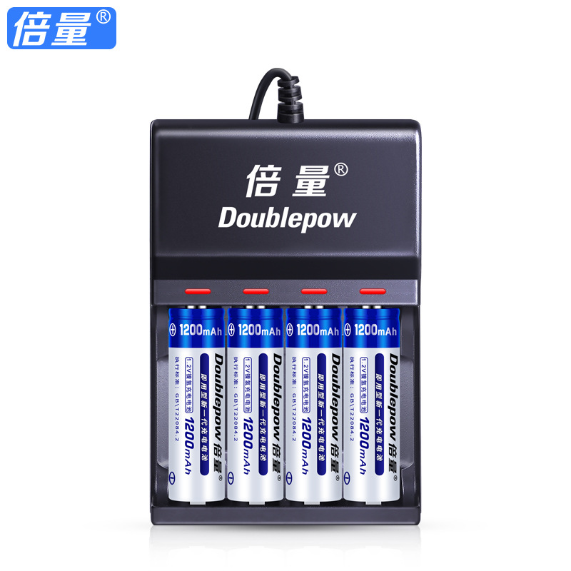 倍量5号7号充电电池USB套装1.2V配4节五号七号镍氢玩具电动工具