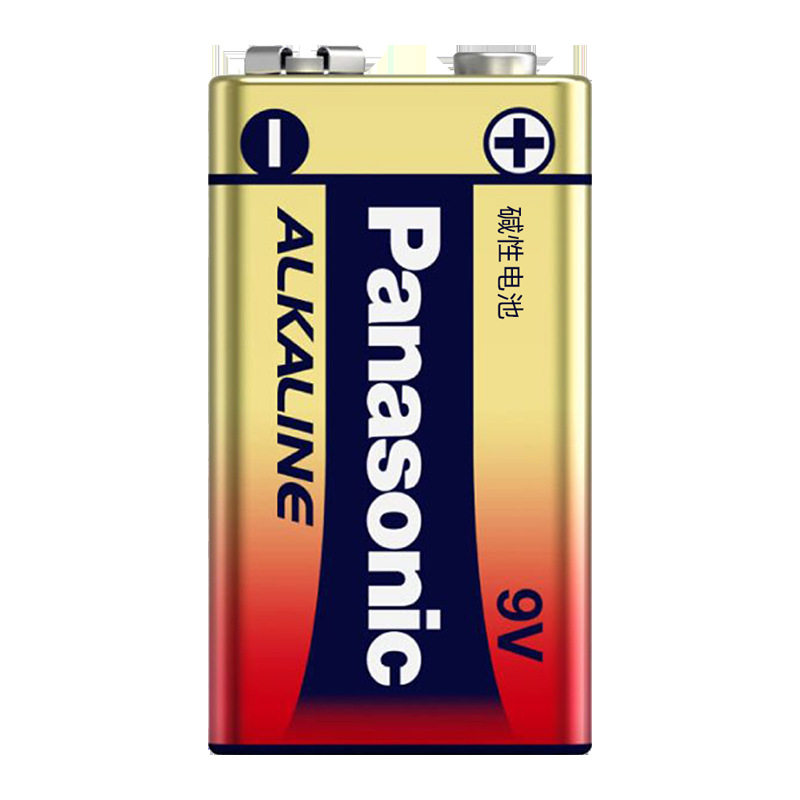 松下9V碳性电池6F22遥控玩具烟雾报警器无线麦克风 吉他 方块电池