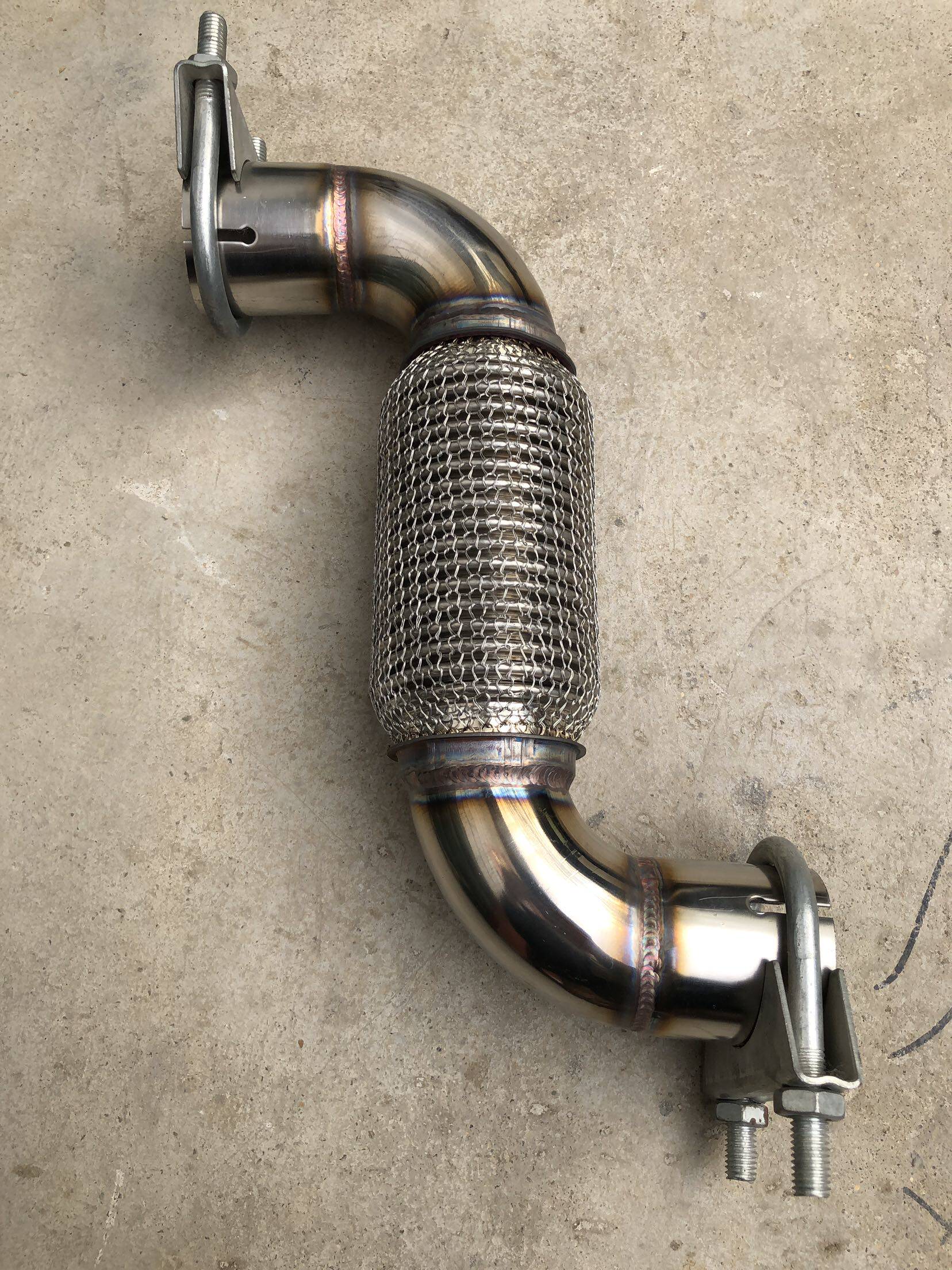 汽车货车排气管软连接消音器软连接 消声器减震软管改善共振 定制