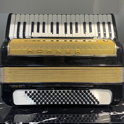 霍纳手风琴96贝司四排簧