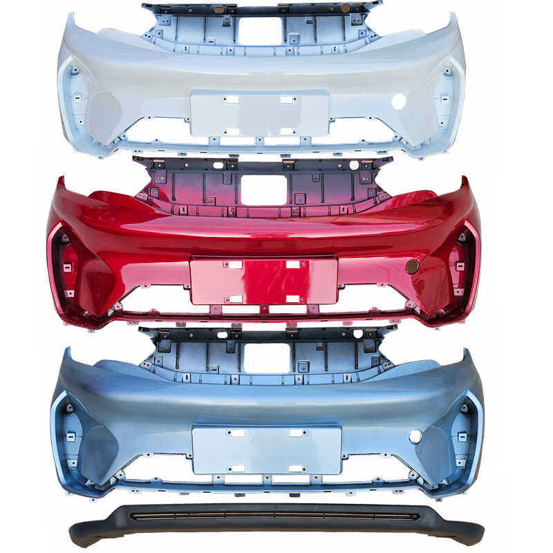 适配鸿日S1MAX四轮电动汽车前保险杠前杠前护杠格栅中网下饰板